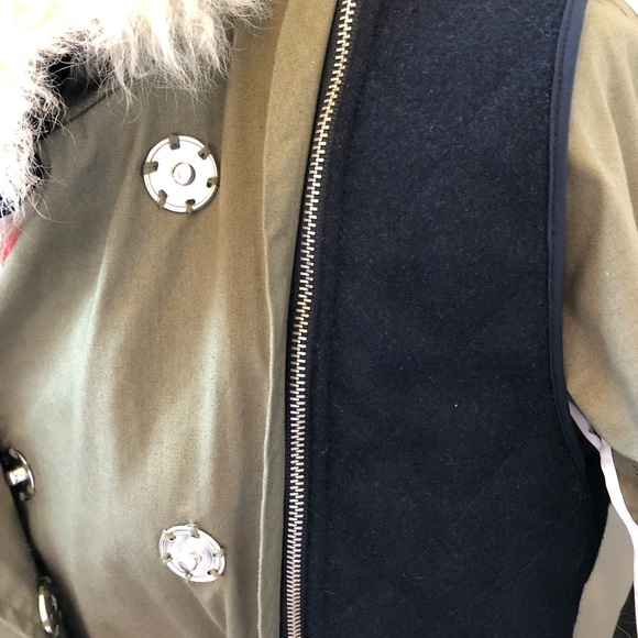 Brand New Women’s Rebecca Minkoff Army Green Trench, XS - Picture 7 of 11